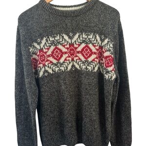 David Taylor Sweater Men’s Large‎ Holiday Crewneck Knit Shirt